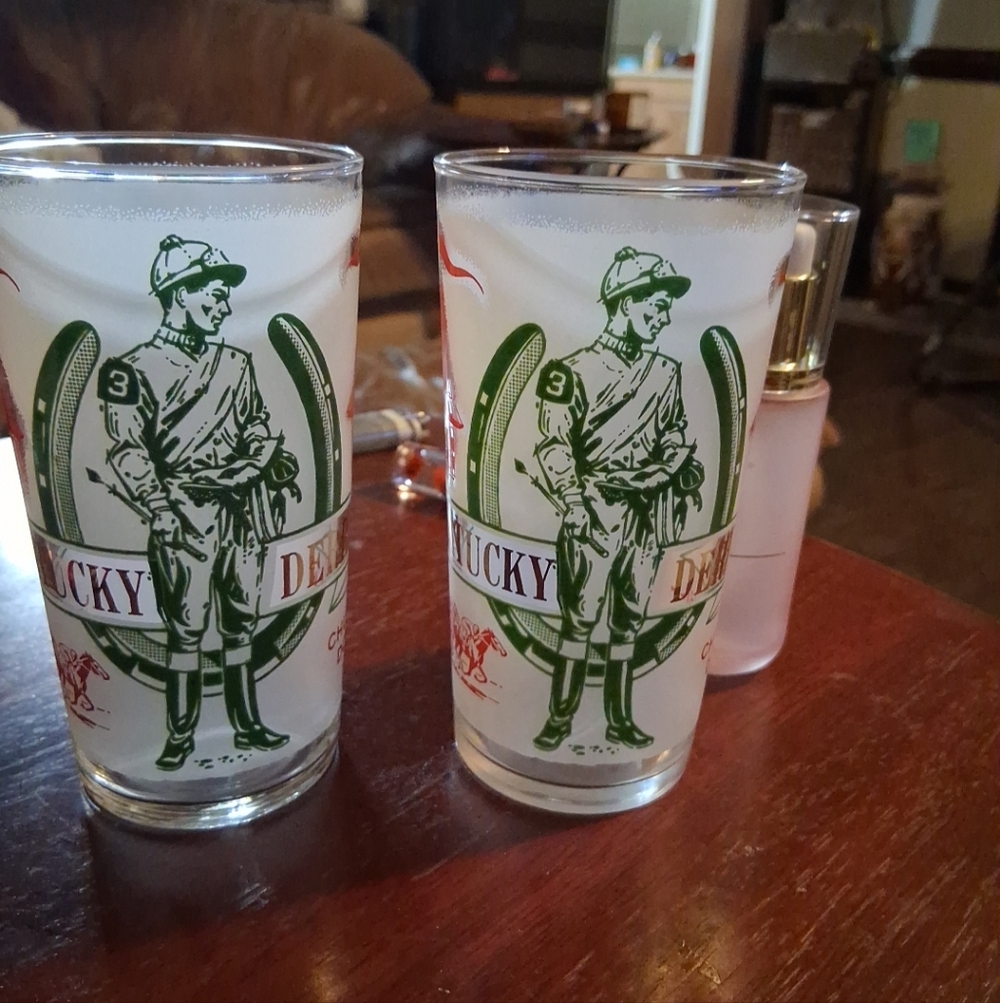 1969 Kentucky Derby Churchill‎ Downs Mint Julep Collector Glass X1